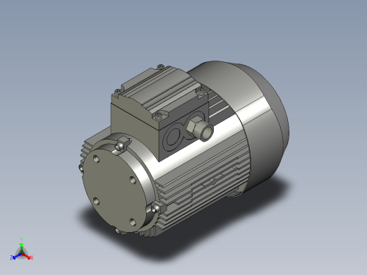 STP_040_040_18_040_FA_20_040_63B14_B14_1_63B14_040_无_A1_空心轴_B14电机正等轴测缩略图