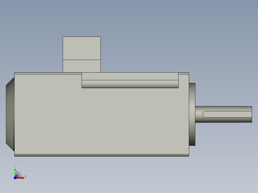 as伺服马达HCFA100W前视图