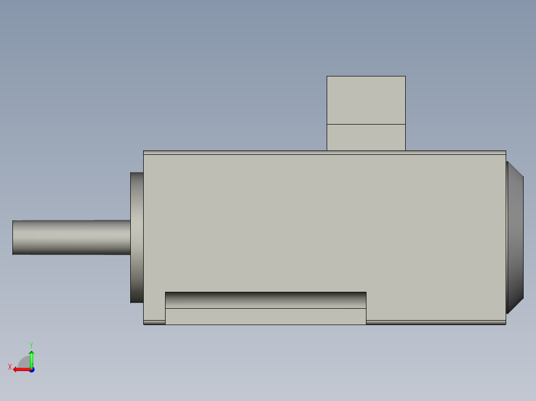 as伺服马达HCFA100W后视图