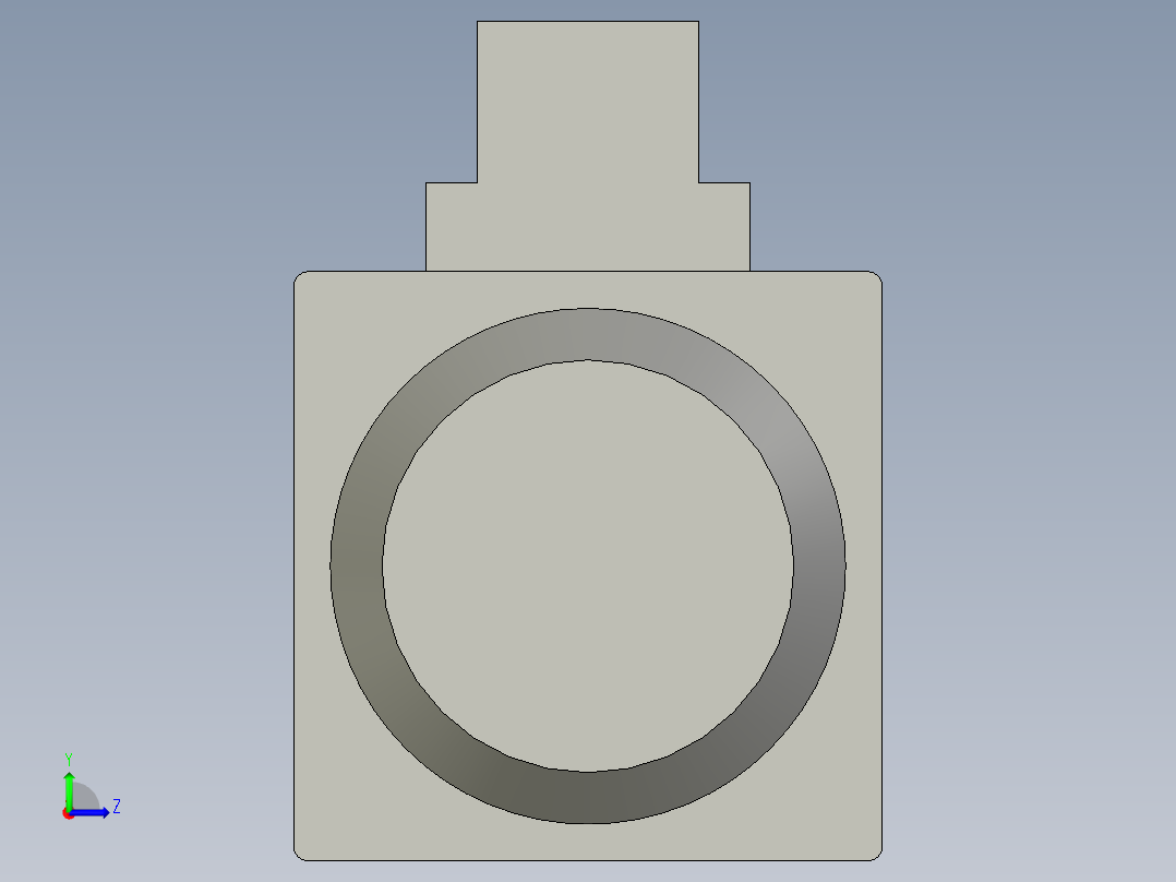 as伺服马达HCFA100W左视图