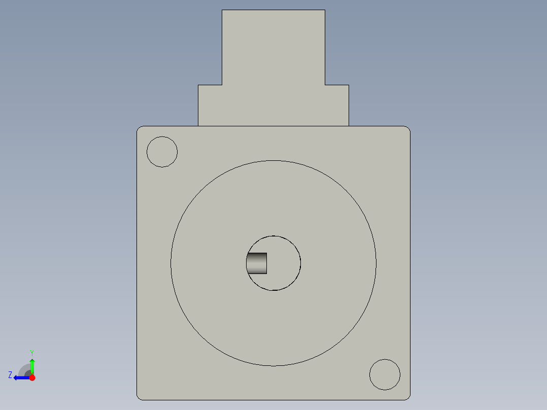 as伺服马达HCFA100W右视图