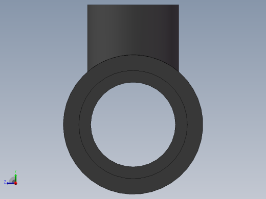 异径三通(Reducer Tee)右视缩略图