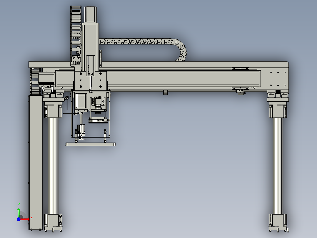 龙门机构前视图