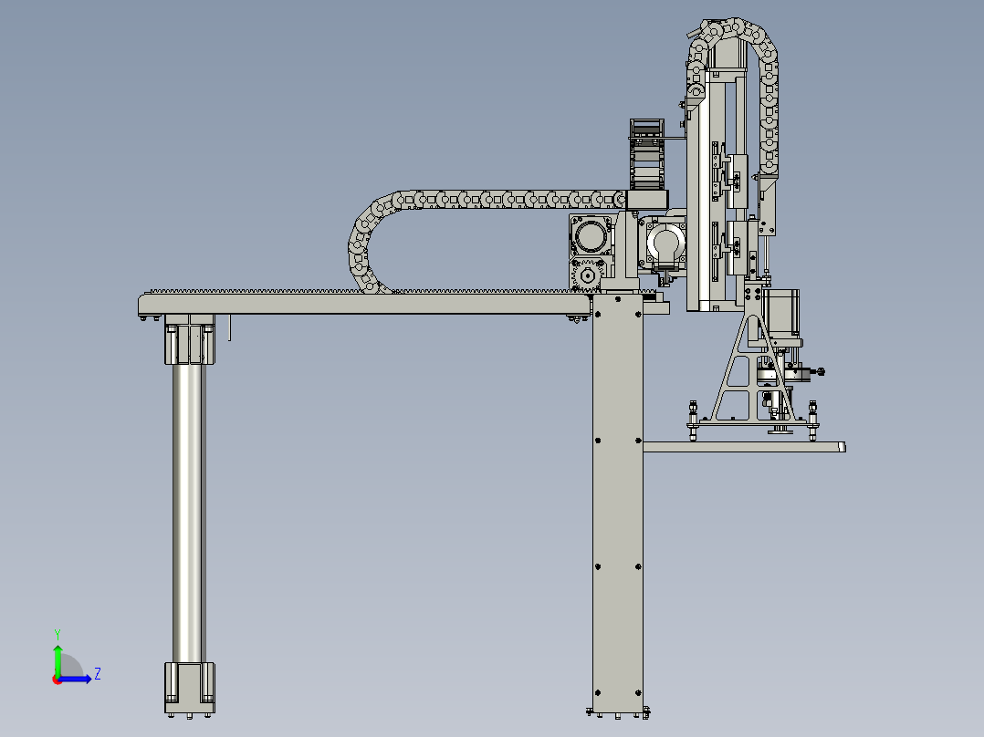 龙门机构左视图