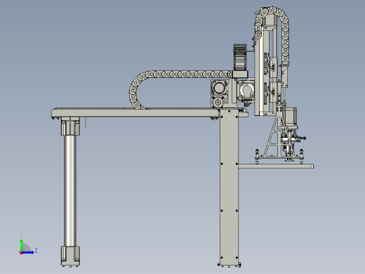 龙门机构左视缩略图