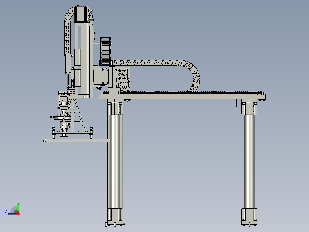 龙门机构右视图