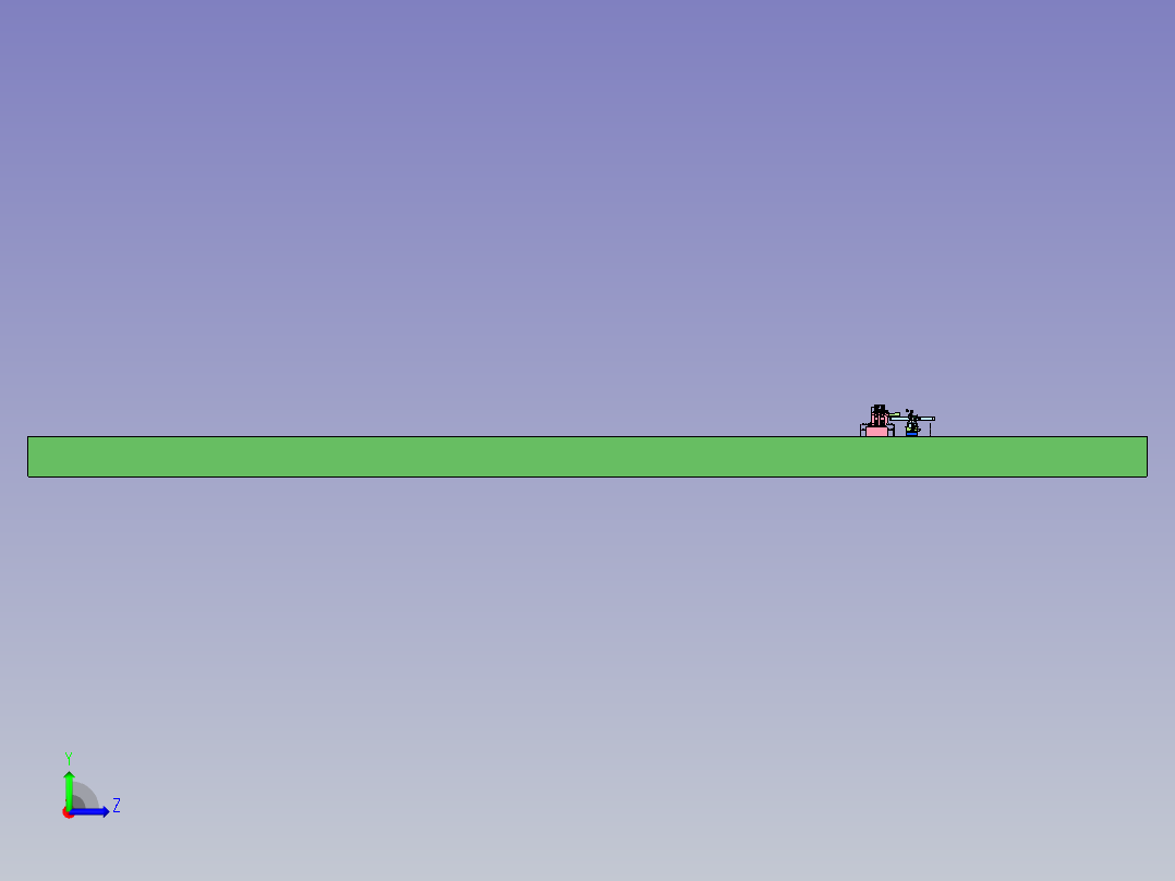 高强度中厚板精密数控开卷线左视图