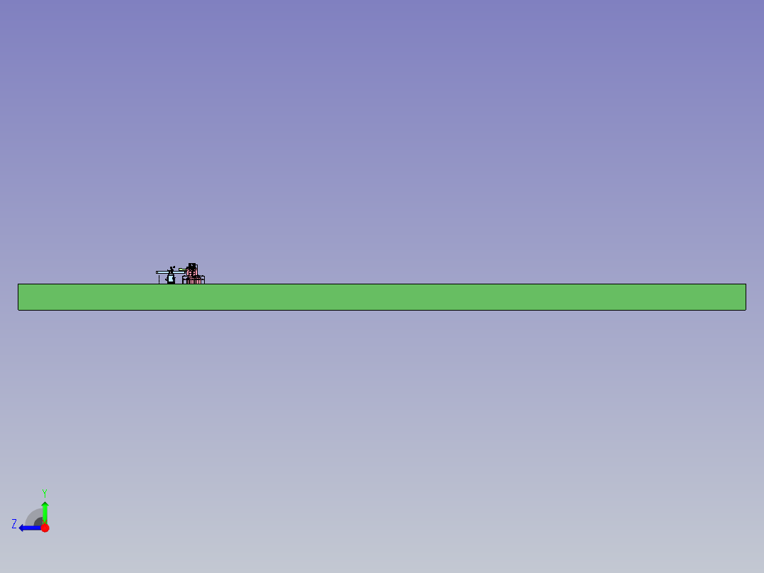 高强度中厚板精密数控开卷线右视图