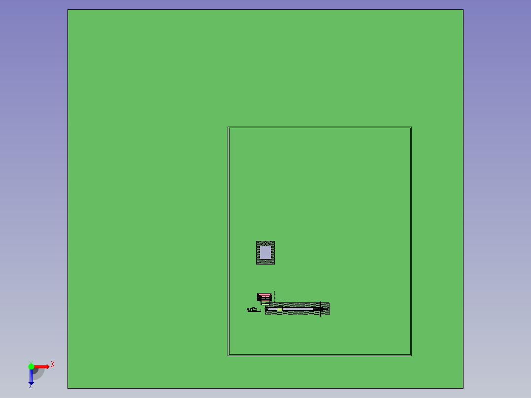 高强度中厚板精密数控开卷线俯视图