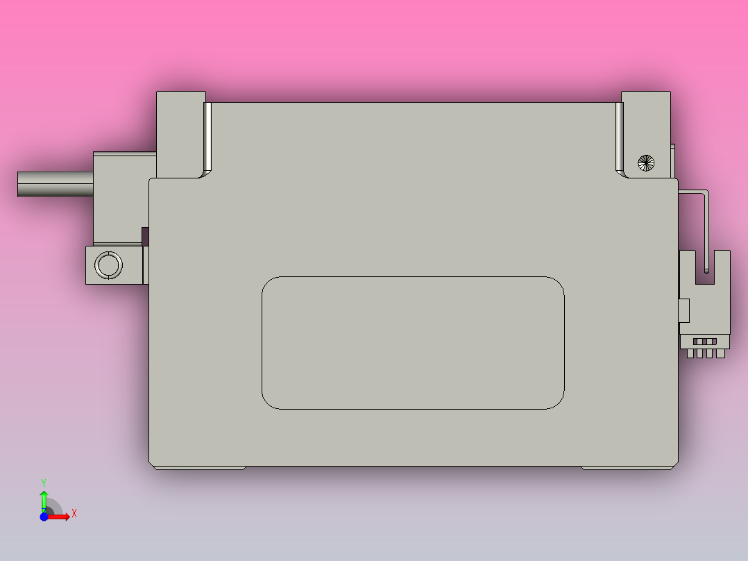 直驱直线电机轴TPA-LNP3-140-55C4-1-L1740-3-C-10-N3前视图