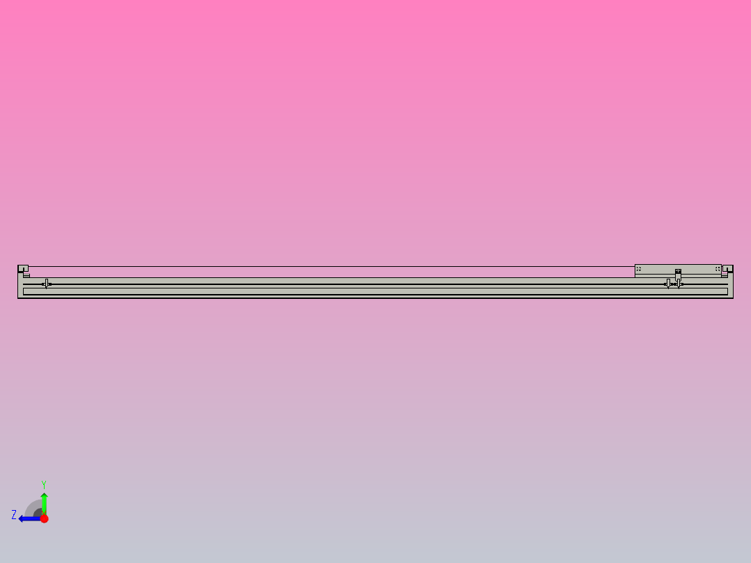 直驱直线电机轴TPA-LNP3-140-55C4-1-L1740-3-C-10-N3右视图