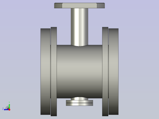 法兰蝶阀DN50阀体右视缩略图