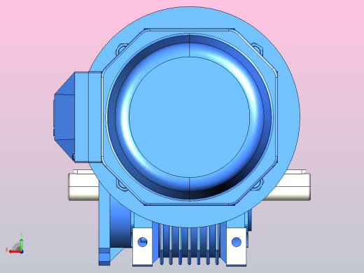 NMRV030-090型蜗轮蜗杆减速机[NMRV063╱7.5╱E╱FA1╱DS╱90B5╱B3╱YS-1.1-4P╱2]后视缩略图