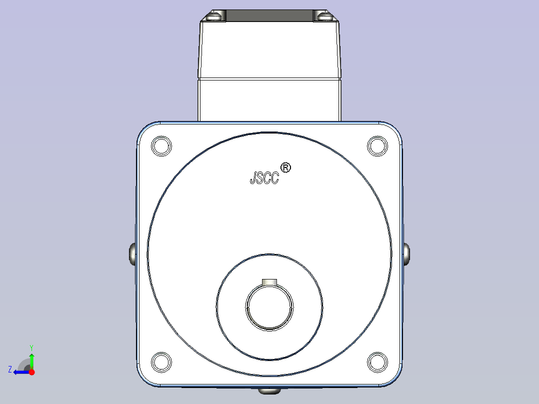 精研YF调速电磁制动电机 120yf01-1800右视图
