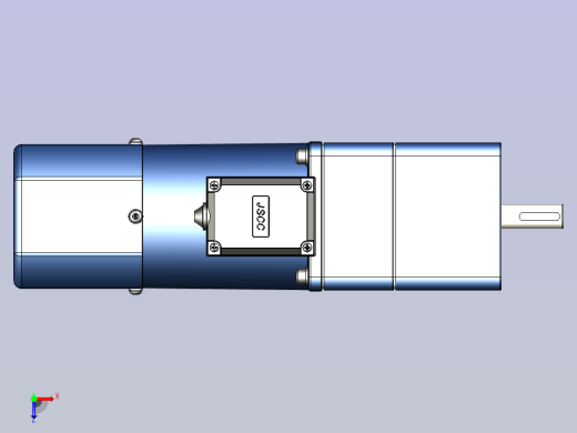 精研YF调速电磁制动电机 120yf01-1800俯视缩略图