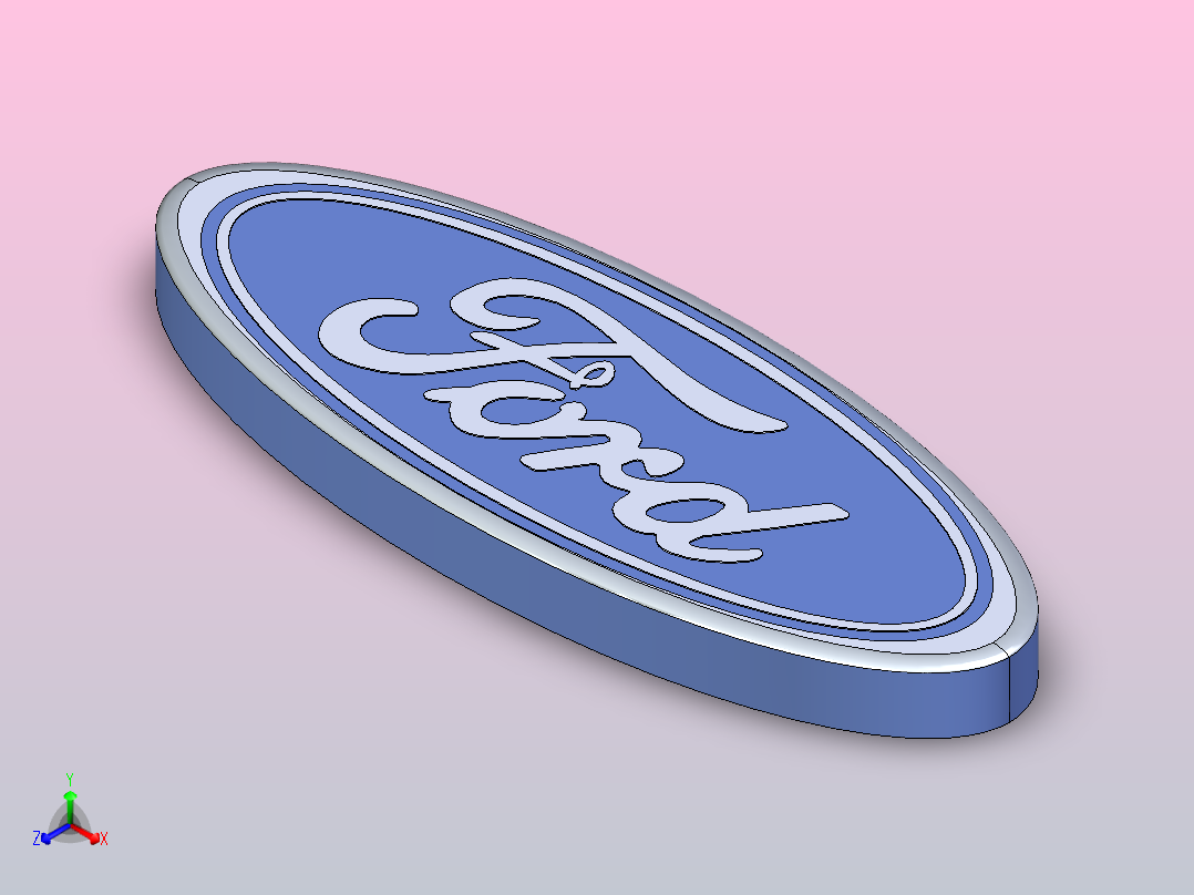 福特标志主视图