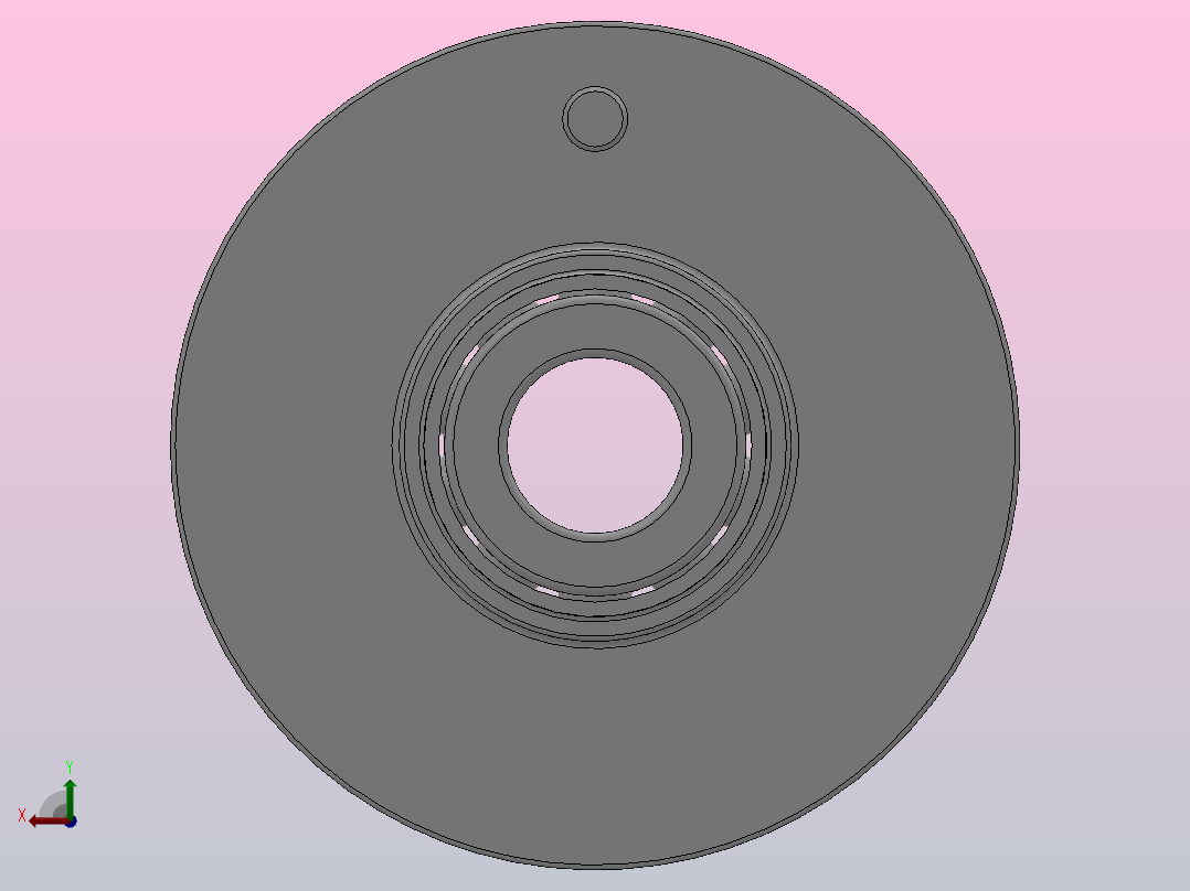 DACF型外圈带凸缘的双列角接触球轴承轮毂轴承单元 （外圈旋转）_DACF 27100450后视图