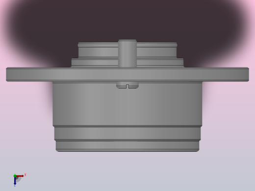 DACF型外圈带凸缘的双列角接触球轴承轮毂轴承单元 （外圈旋转）_DACF 27100450俯视缩略图
