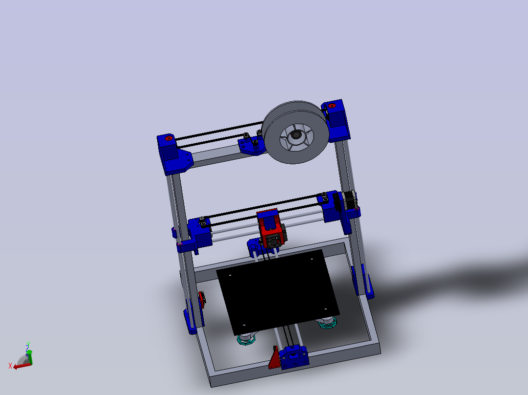 3D打印300x300x400主视图