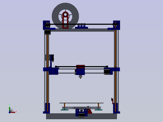 3D打印300x300x400前视缩略图