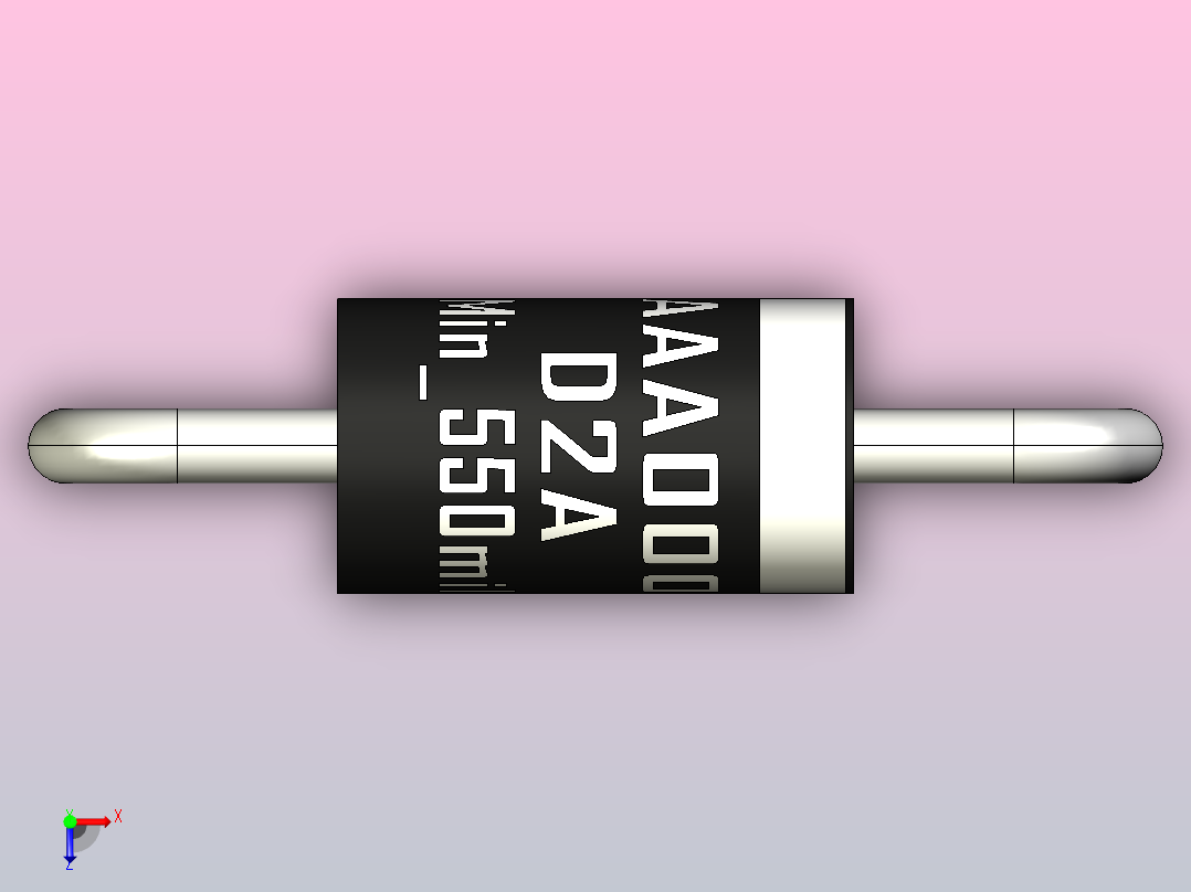 轴向二极管外壳D2A_Min_550mil_rev1.0.zip.zip俯视图