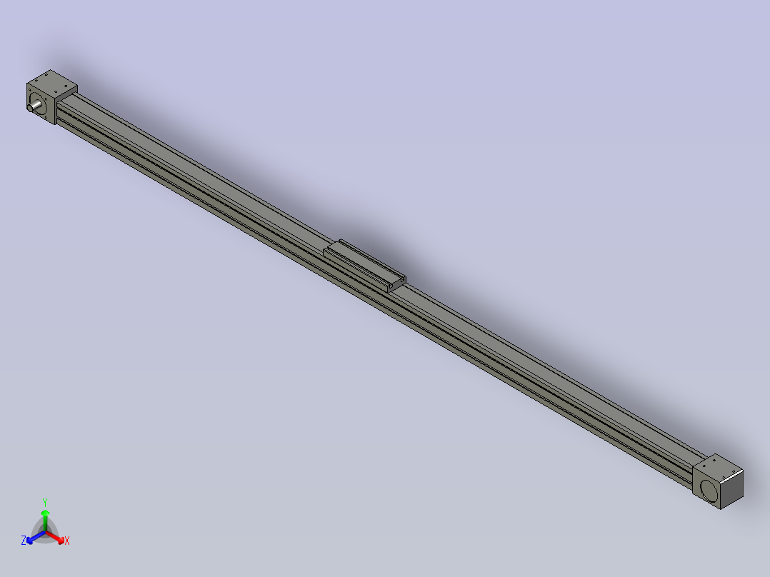 DLL80-280-B-B-3024正等轴测图