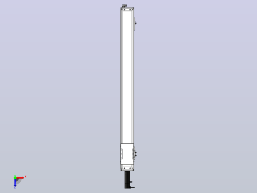 SCS12-1050-BC-100W+煞車滚珠花健、支撑座、滚珠丝杠、交叉导轨、直线模组俯视缩略图