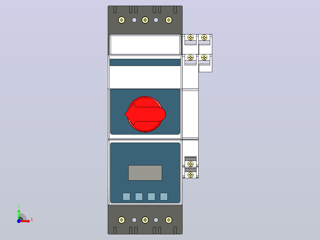 RDCPS系列控制与保护开关电器[RDCPSD-45C-30-02M]前视图