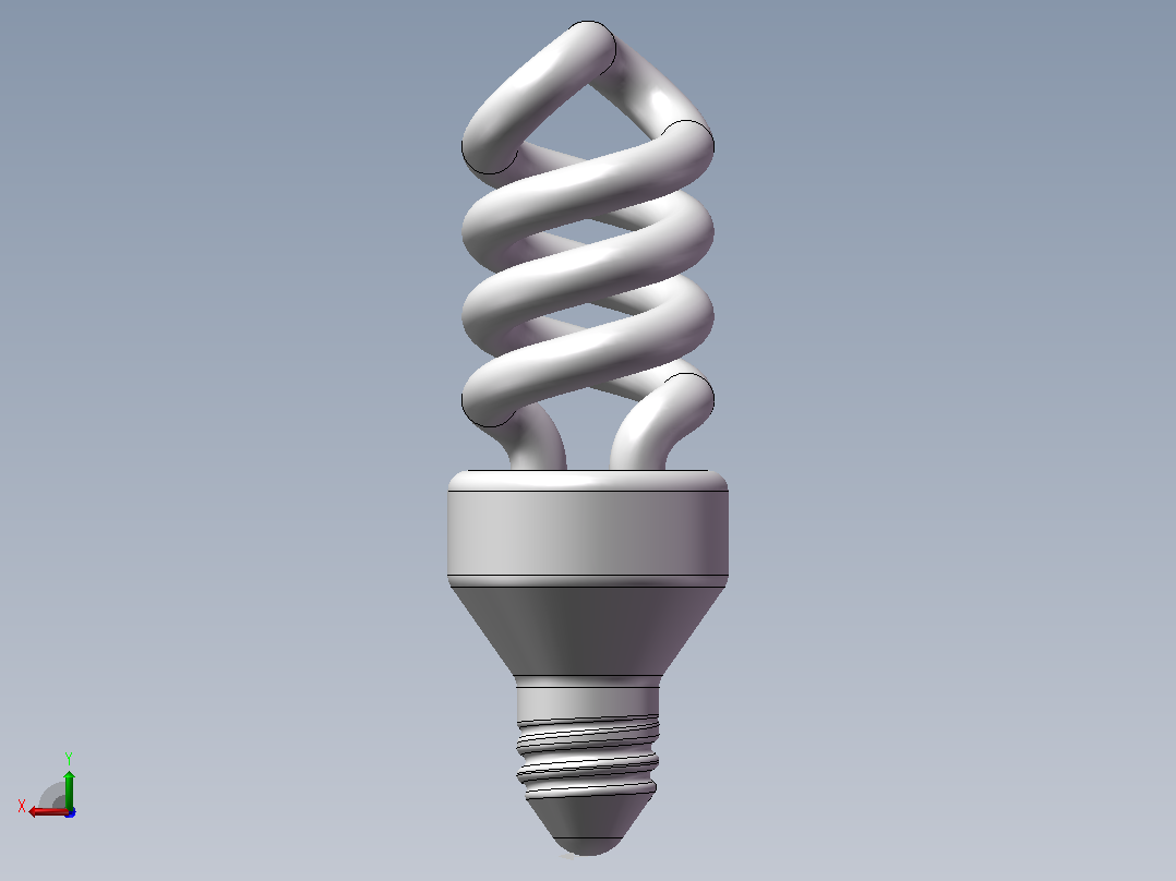 LED灯后视图