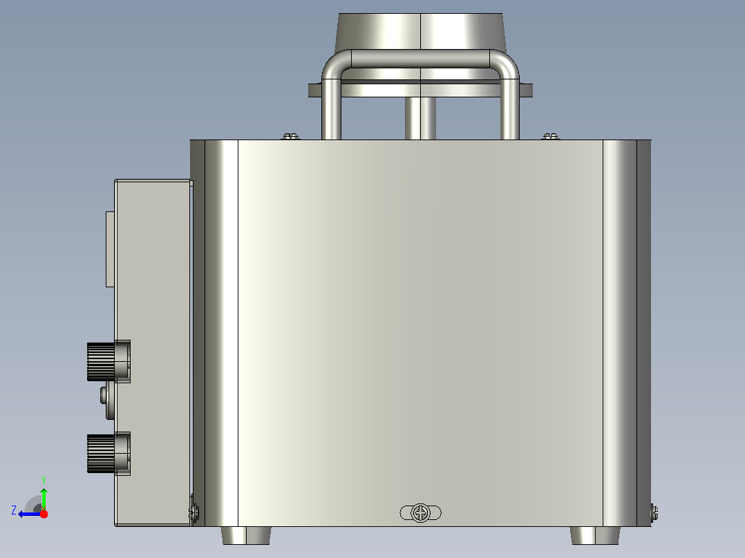 TDGC2-2接触调压器三维模型202011右视图