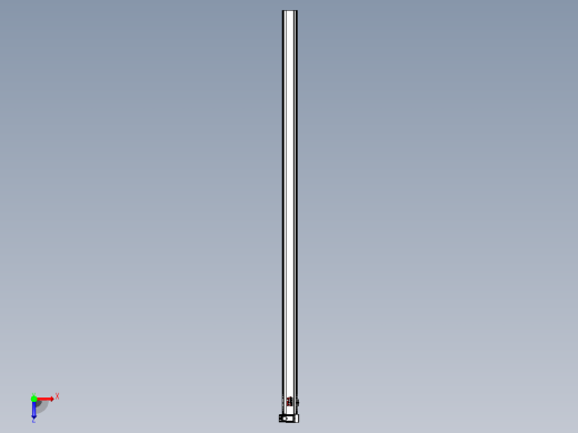 皮带直线轴半封闭可选导轨TPA-HNB-120D-110-L3000-RU-C-P40-N3俯视缩略图