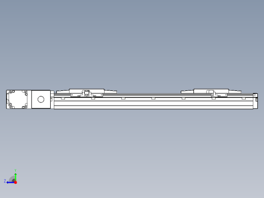 皮带直线轴双滑块型TPA-GCBS-120-P70-L100-QL-M20-N3右视缩略图