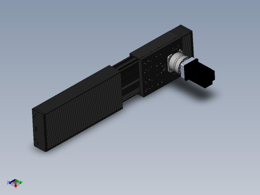 DMG170-TCR齿轮齿条模组直线滑台（电机直连）[DMG170-L16S500-DT750-A2D-TCR-P7]主视缩略图