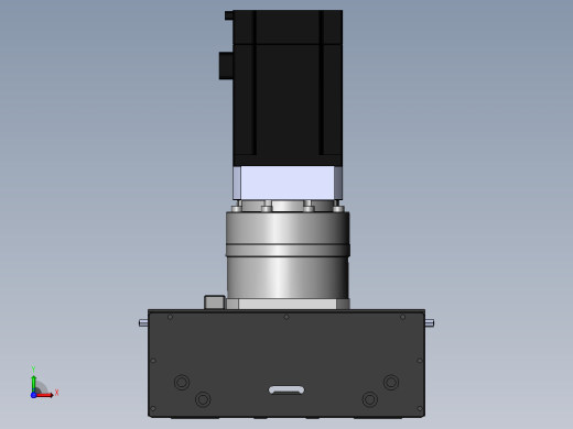 DMG170-TCR齿轮齿条模组直线滑台（电机直连）[DMG170-L16S500-DT750-A2D-TCR-P7]前视缩略图