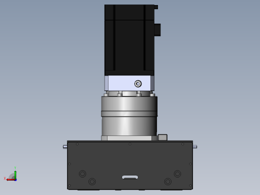 DMG170-TCR齿轮齿条模组直线滑台（电机直连）[DMG170-L16S500-DT750-A2D-TCR-P7]后视缩略图