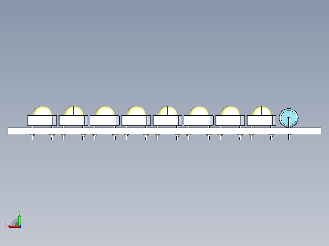 SMD LED面板后视图