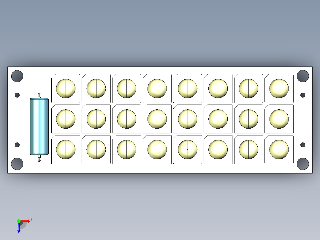 SMD LED面板俯视图
