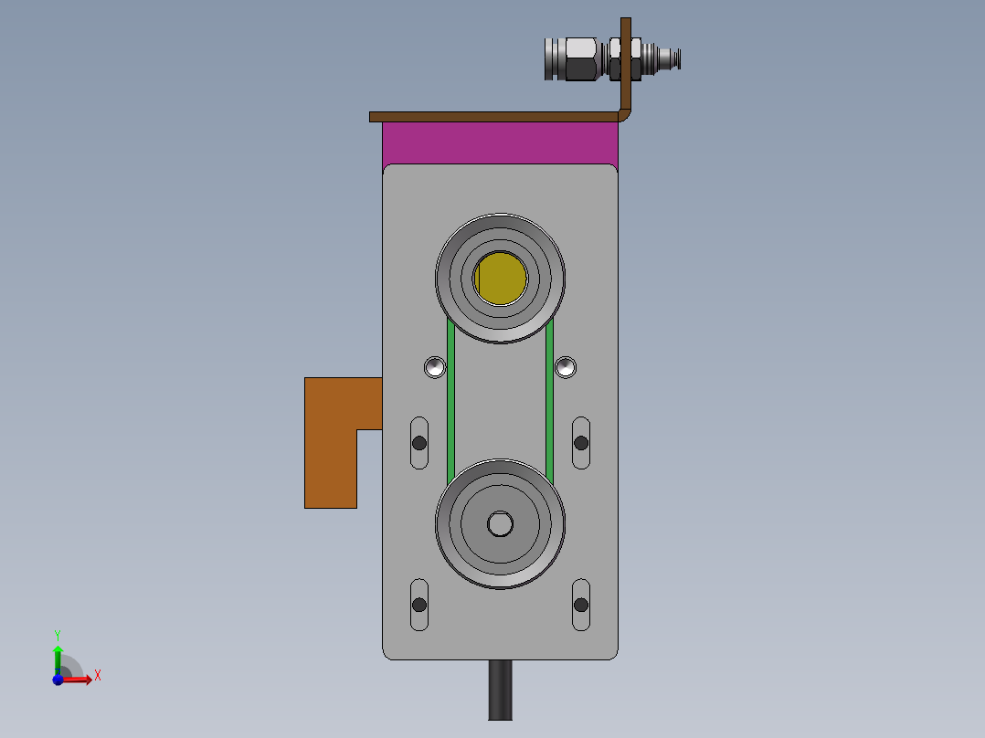 吸盘等距变距机构sw18可编辑前视图