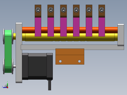 吸盘等距变距机构sw18可编辑右视缩略图