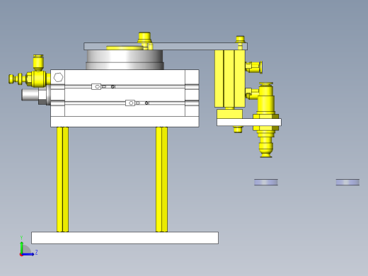 工件吸附移载机构左视缩略图
