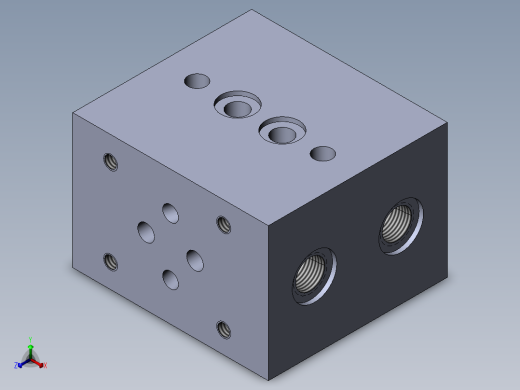 液压阀块SW2012正等轴测缩略图