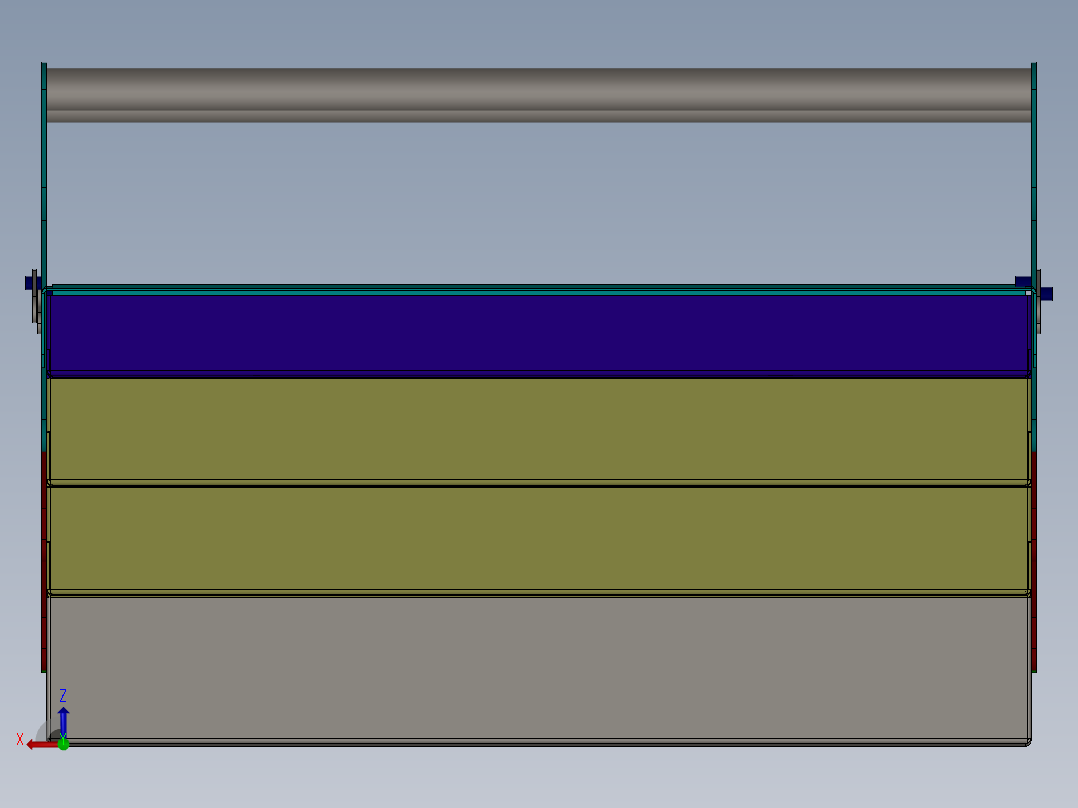 SW2015含特征折叠工具箱后视图