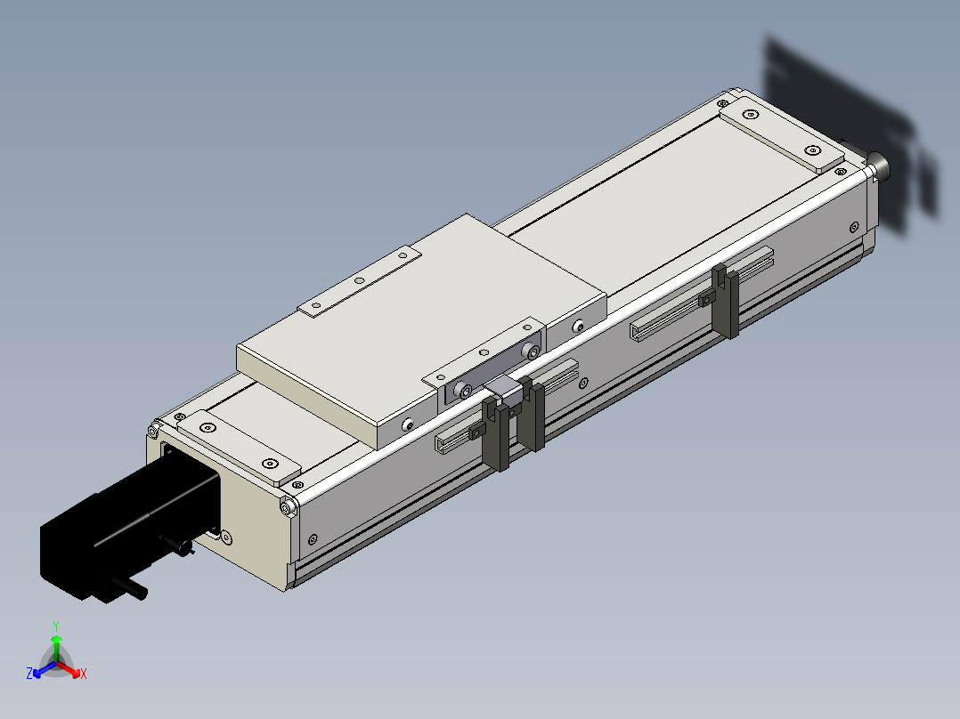 Toyo东佑达直线模组-ECH10-150-BC主视图
