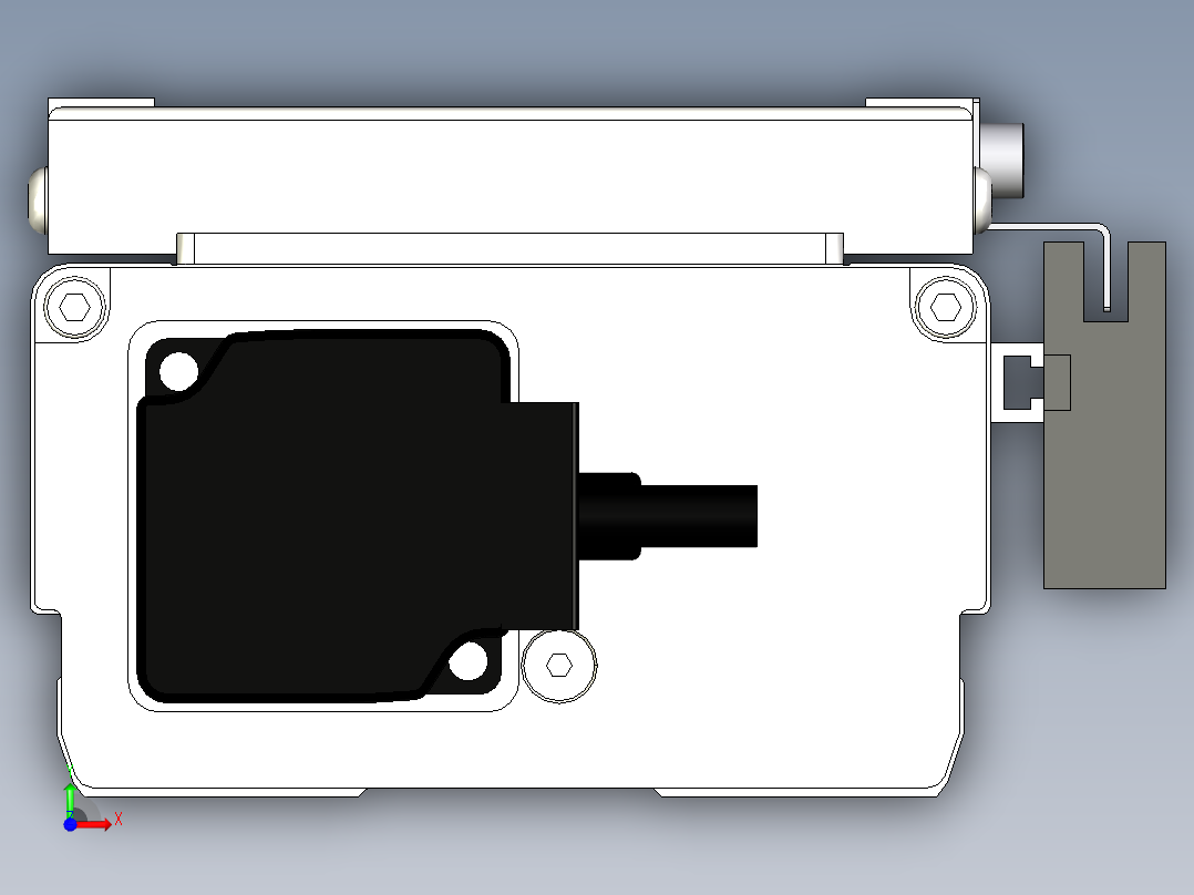 Toyo东佑达直线模组-ECH10-150-BC前视图