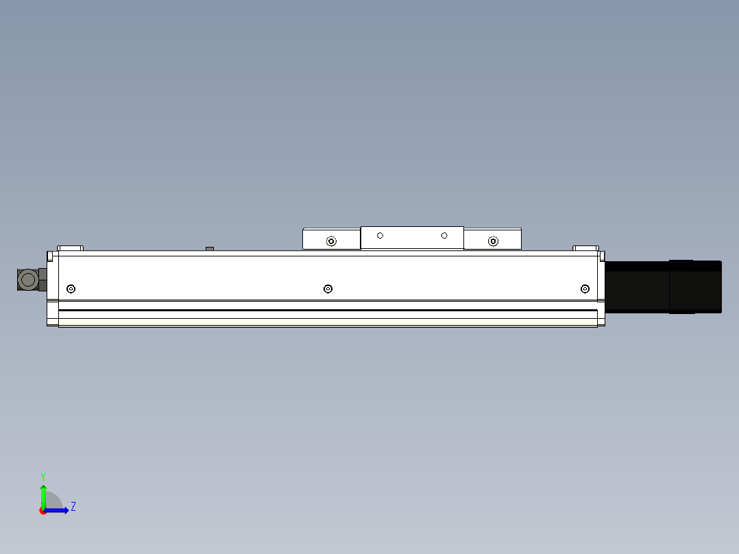 Toyo东佑达直线模组-ECH10-150-BC左视图