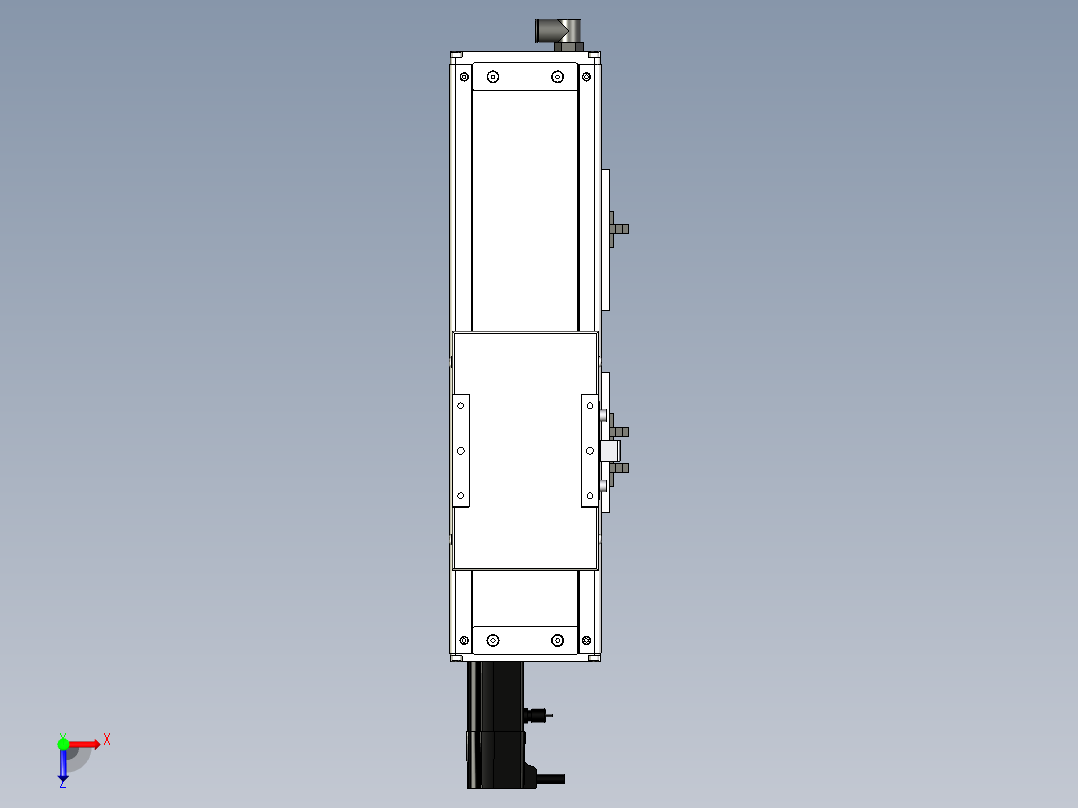 Toyo东佑达直线模组-ECH10-150-BC俯视图