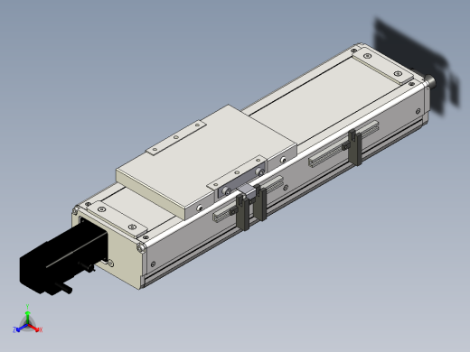 Toyo东佑达直线模组-ECH10-150-BC正等轴测缩略图