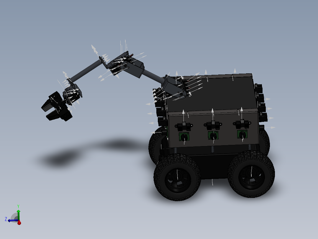 四工位机械手抓取组装设备