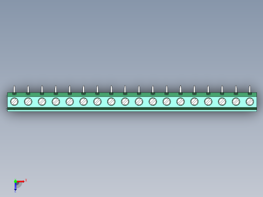 DEGSON DG128 系列 5.07.5mm 接线端子-DG128R-7.5-18P-14-00AH俯视缩略图