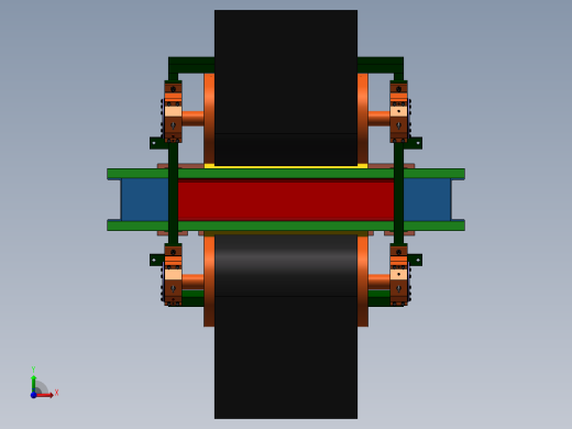 输送机张紧结构